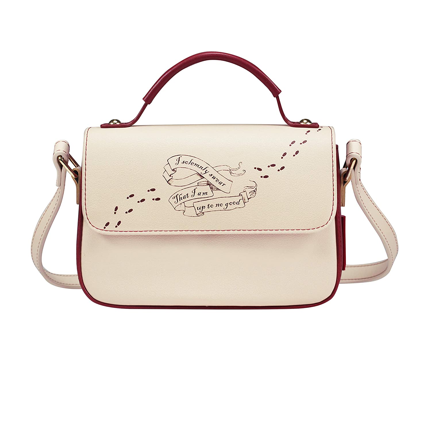 Mappa della Borsa di Harry Potter College del Marauder 40x33x11cm Foresta Elbe Beige Nera