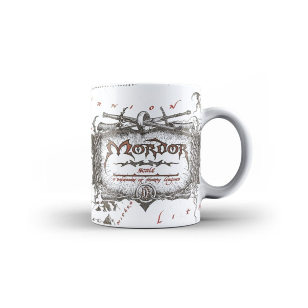 Tazza Il Signore degli Anelli Mappa per Mordor