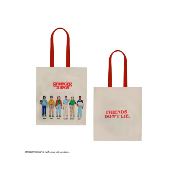 Tote Bag Stranger Things Friends don't Lie