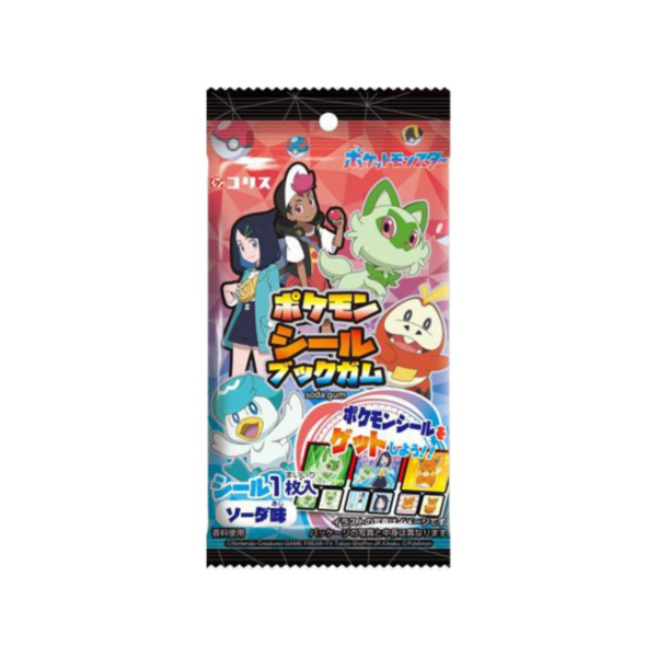 Coris Pokemon Seal Book Gum Soda