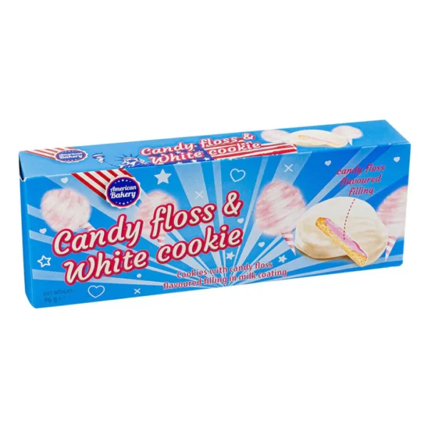 American Bakery Candy Floss and White Cookie